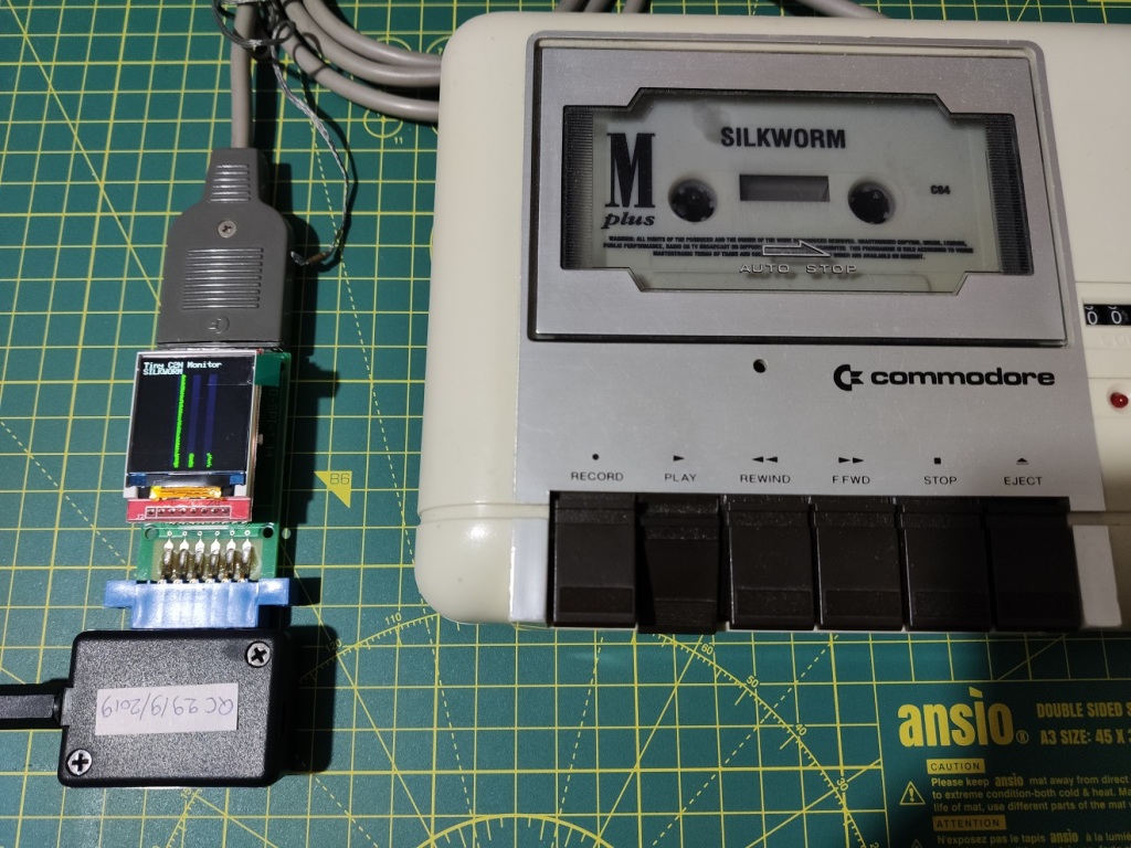 Tiny C2N Monitor: spoofing a tape port signal by Luigi Di Fraia
